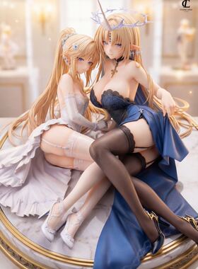 Crystal Louts 大小卡双人组 卡提希娅手办雕像