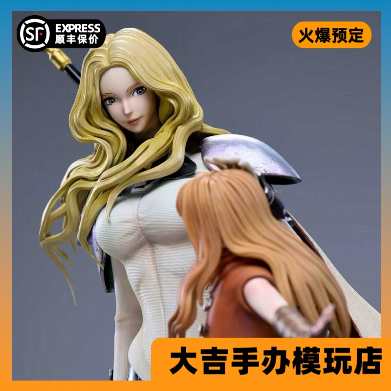 【定金】代购 AT工作室 大剑-迪妮莎＆克蕾雅 手办雕像