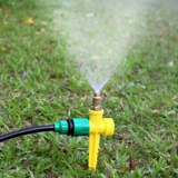 Половина -Активная садовая искусство спринклер зеленый газон Linker Hose Yellow Ground вставленное медное распыливание спрей спрей.