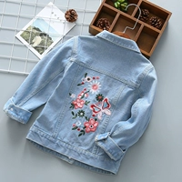 Quần áo trẻ em nữ denim jacket 2019 phiên bản mới của Hàn Quốc thời trang mùa thu thủy triều lớn dành cho trẻ em nước ngoài mùa thu cardigan - Áo khoác áo khoác trẻ em đẹp