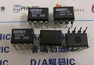 PGA103P DIP8 可编程增益放大器 现货