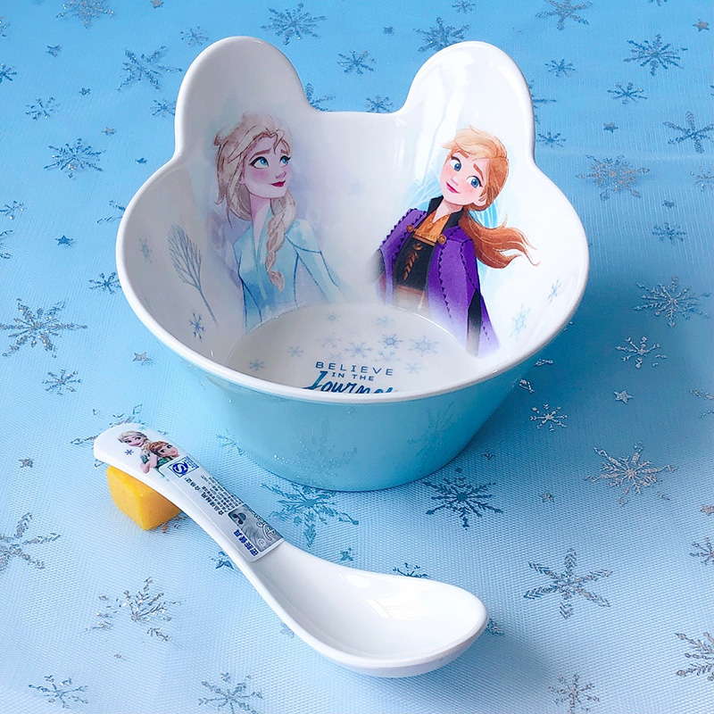 爱莎公主碗儿童家用新款防摔