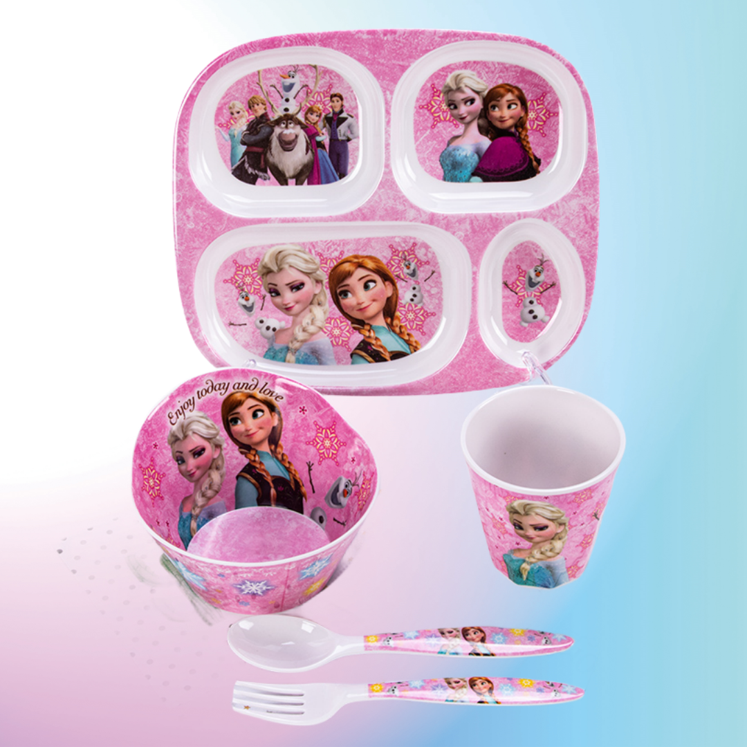 爱莎公主儿童餐具套装碗盘