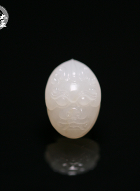 新疆和田玉籽料貔貅戒面