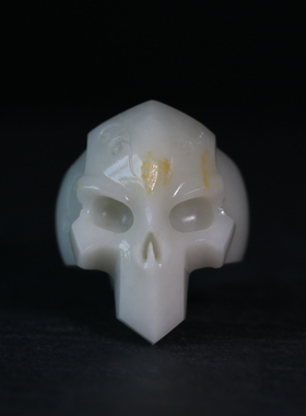 洒金皮指环新疆和田玉