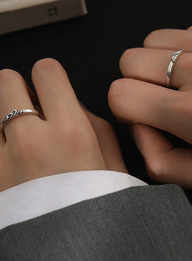 Vows of love creative ancient style pledge love couple ring