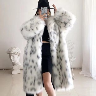 big size fox coat women fur sleeve 秋冬Faux long
