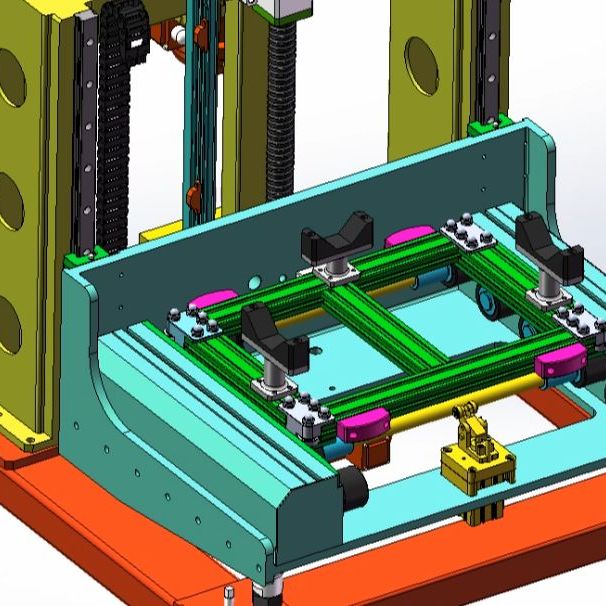 工业设备机械模型3D图纸设计定制加工渲染图