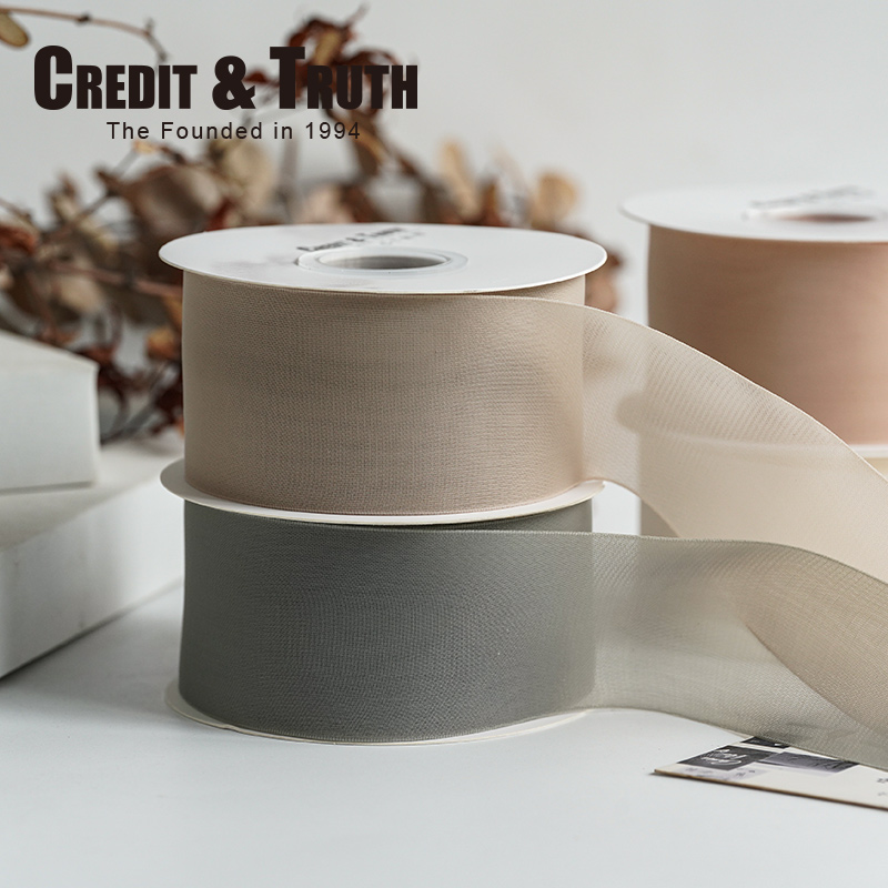 4cm朦胧雾霾纱带Credit&Truth