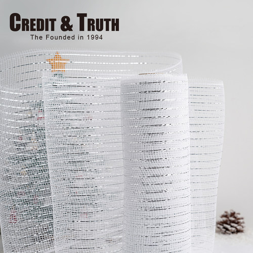 Credit&Truth圣诞渔网纱26cm超宽