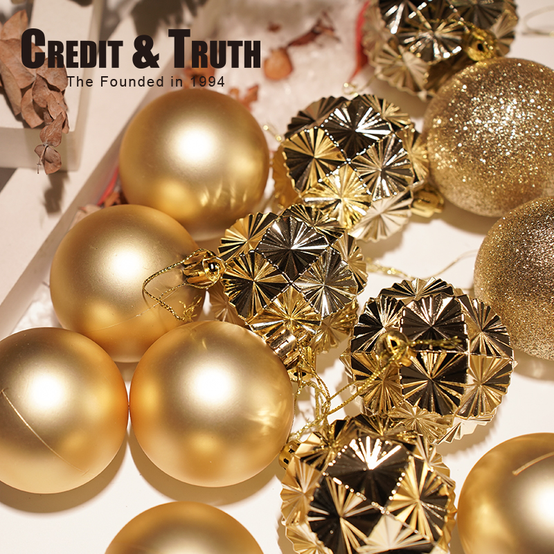 5.8厘米圣诞装饰品套装