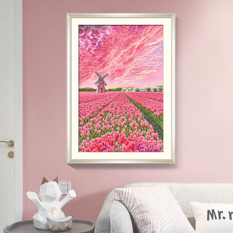 线绣客厅卧室十字绣KS