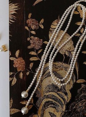 花阁原创毛衣链珍珠项链珍藏版