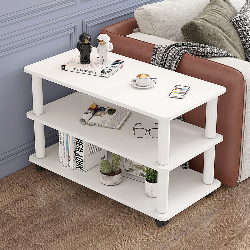 实木沙发边几可移动客厅家用小户型加轮子边柜角几三层小茶几桌子,住宅家具,角几/边几,淘宝优惠券,粉丝福利购,淘宝优惠卷