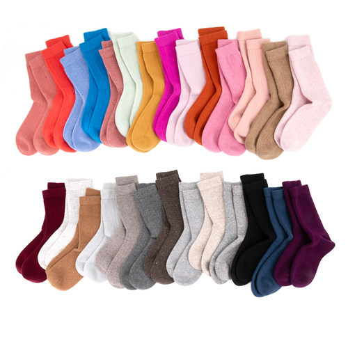 限时福利！100%纯山羊袜针织中筒