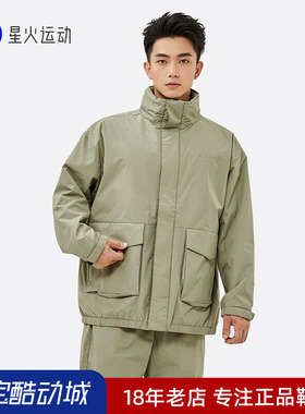 New Balance NB男款隐藏式帽子P棉服保暖户外登山外套AMJ25008