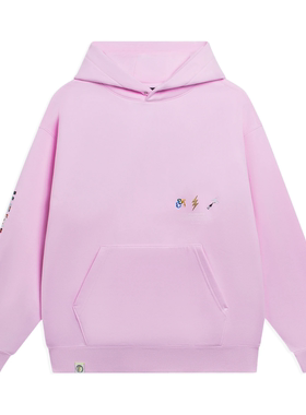 李宁韦德Dreamer系列 男女同款 加绒保暖宽松套头连帽卫衣AWDSI37