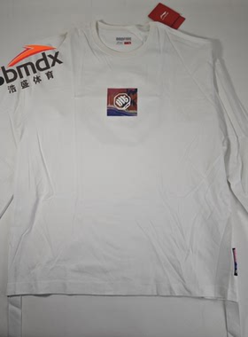 李宁BADFIVE反伍篮球系列 男子纯棉运动休闲宽松长袖T恤 AHSN757