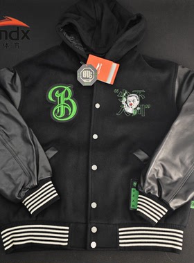 李宁反伍少不入川系列四川限定 男子刺绣连帽宽松棉服夹克AJMS163