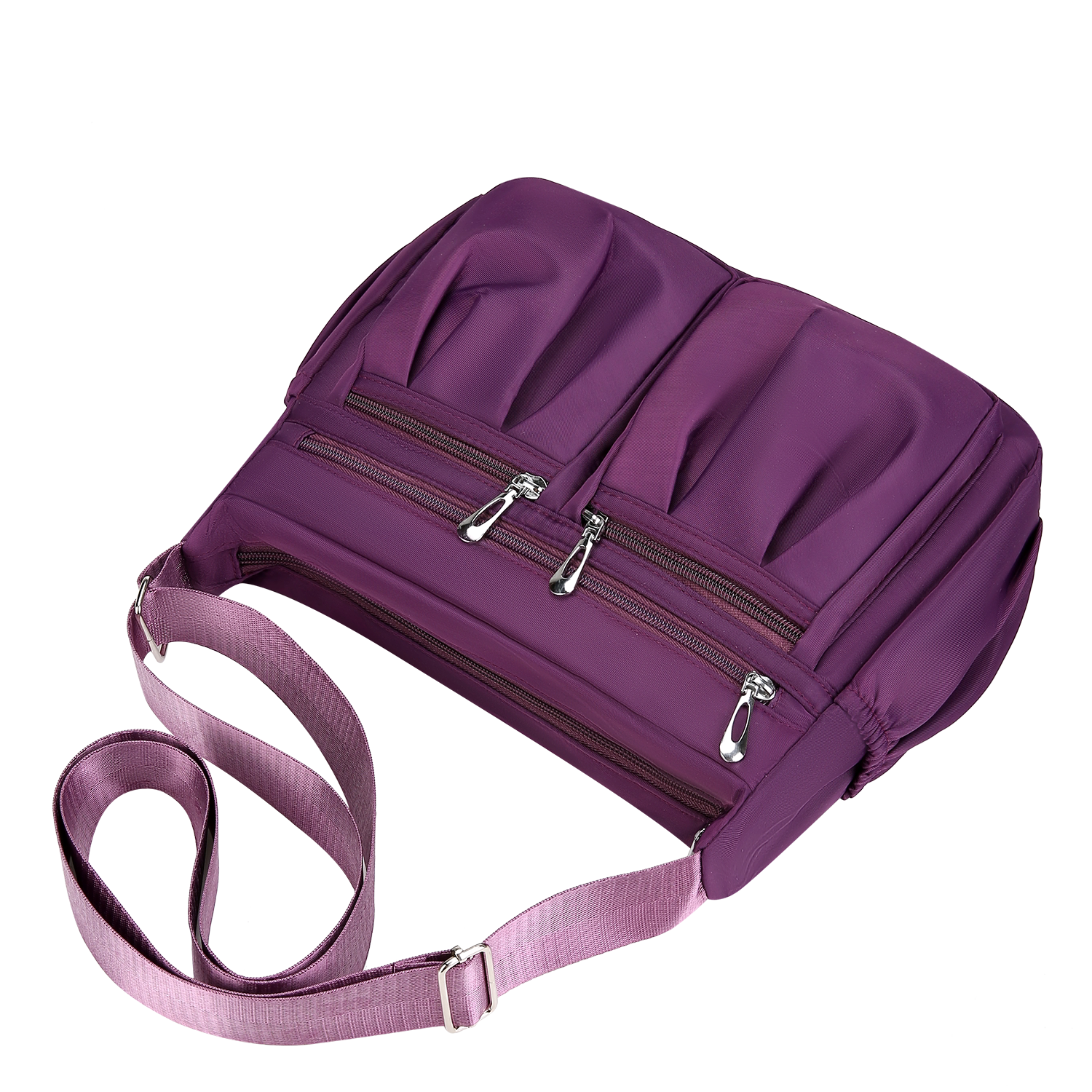 斜挎包女包轻便防水尼龙包单肩布包女士跨包中老年斜背包牛津布包