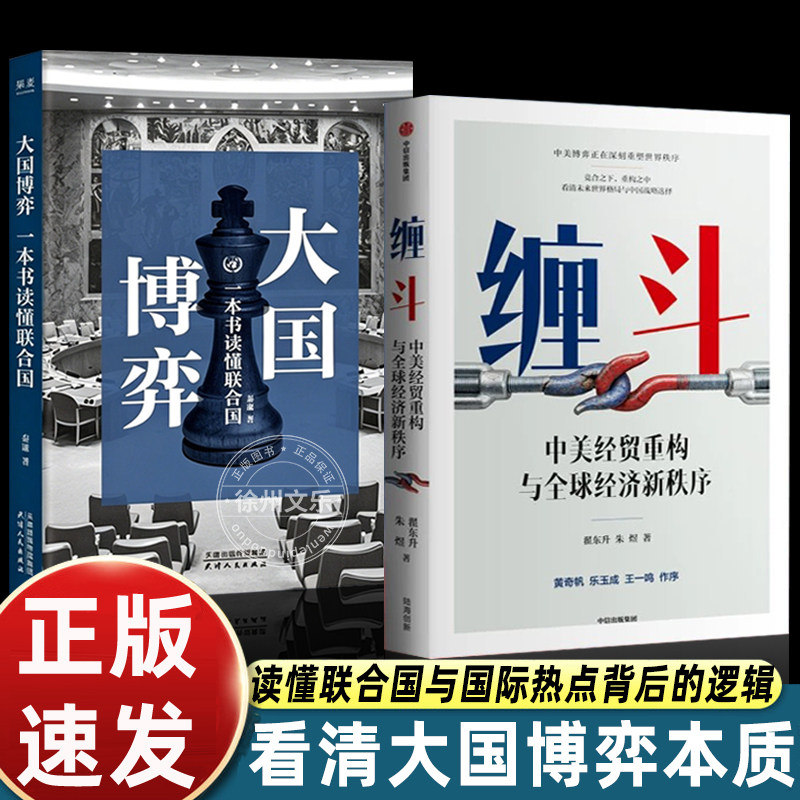 大国博弈+缠斗翟东升 读懂联合国秦康著天津人民出版社前联合国工作人员B站百大UP主小Q不是导盲犬重磅首作国际政治读物 - 实物图