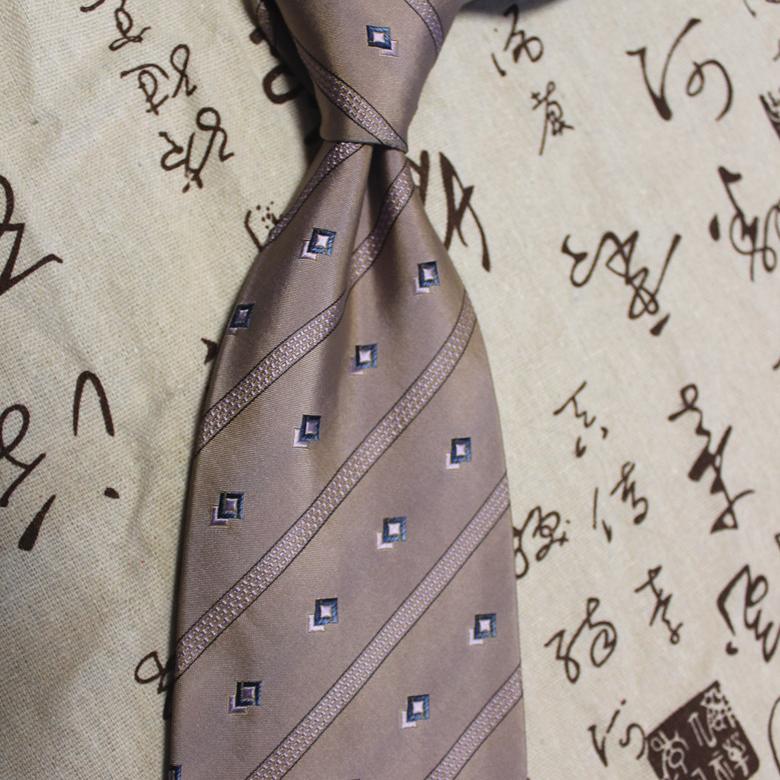 色织蚕丝商务正装手打领带