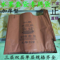 水果套袋专用袋厂家直销加厚蜜柚保护袋三双层单层芒果枇杷防虫袋