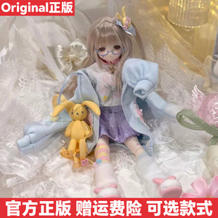 正版变身电器街二代PekoPeko特六BJD盲盒可动人偶手办换装摆件礼