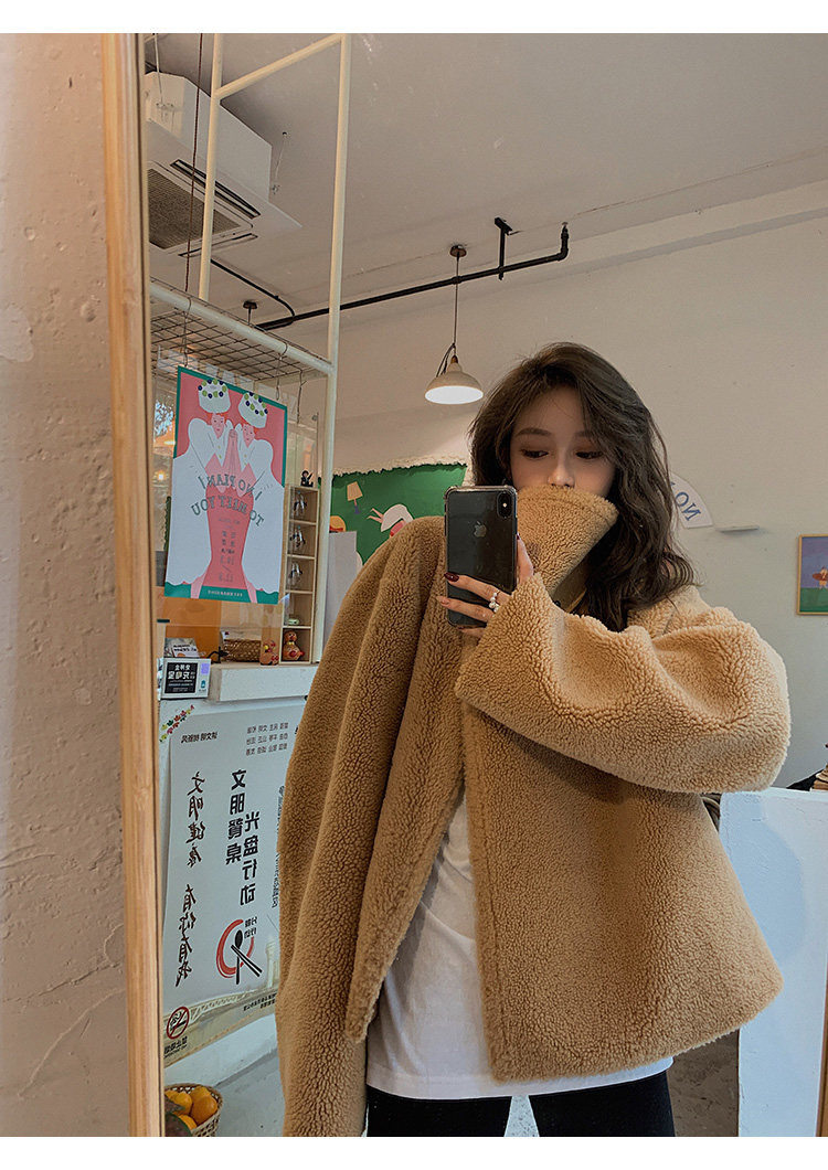 MCC 2020 New winter INS Short wind coat Both positive and negative wear Plus thick velvetin the Women's clothing/Boutique , Jacket  category - from Buy2taobao.com to provide professional Taobao agent buy service