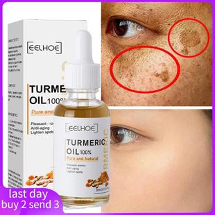 Serum Whitening Curcumin Oil Fade Turmeric Brighten Freckle