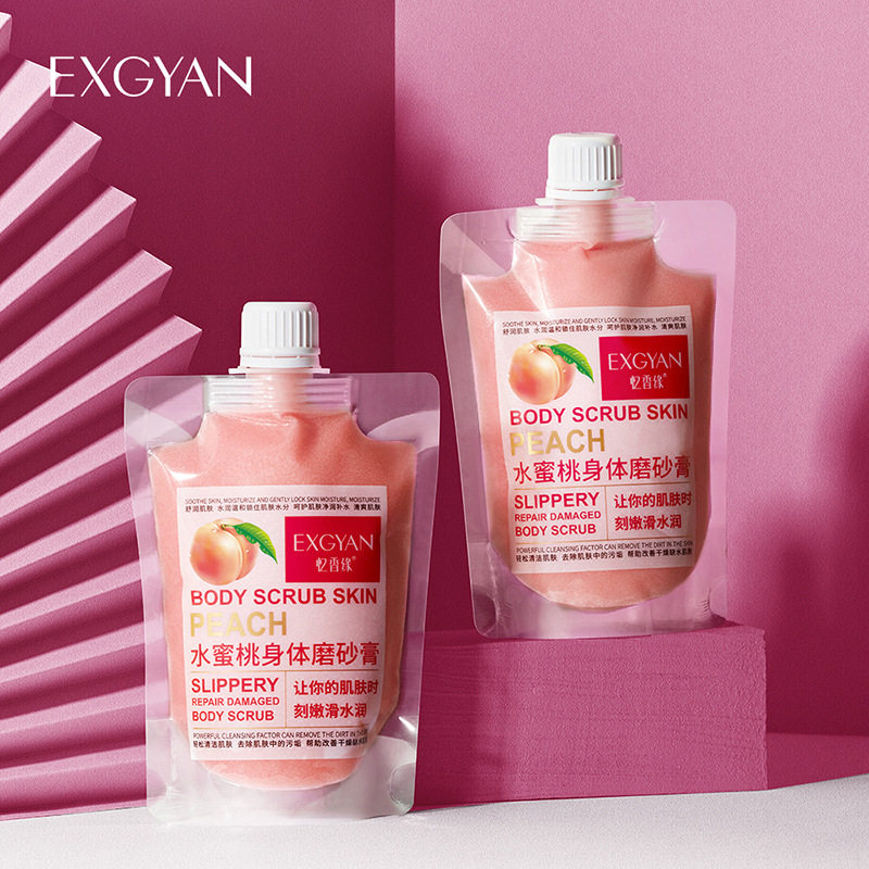 水蜜桃磨砂膏全身去角质Honey peach frosting cream bodyscrub