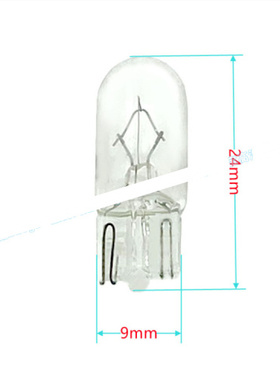 12V24vT10 5W示宽灯 侧转向灯 牌照灯阅读灯 后视镜转向灯泡小插