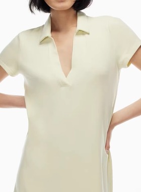 wilfredpolo领短袖连衣裙 82695