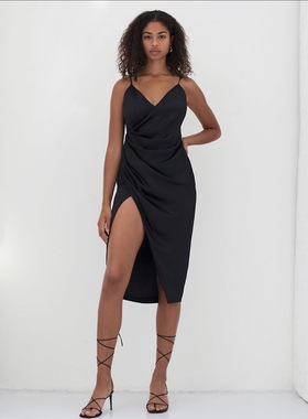 BABATON捏褶礼服裙76646