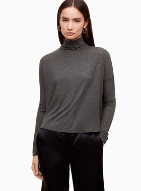 babaton 宽松款高领长袖T恤