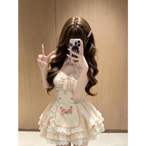 甜美女仆装Lolita裙连衣裙