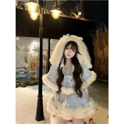 甜美可爱氛围感Lolita裙三件套