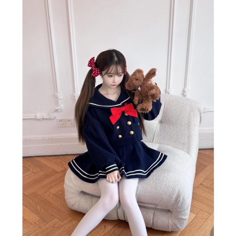 学院风甜美软萌制服套装