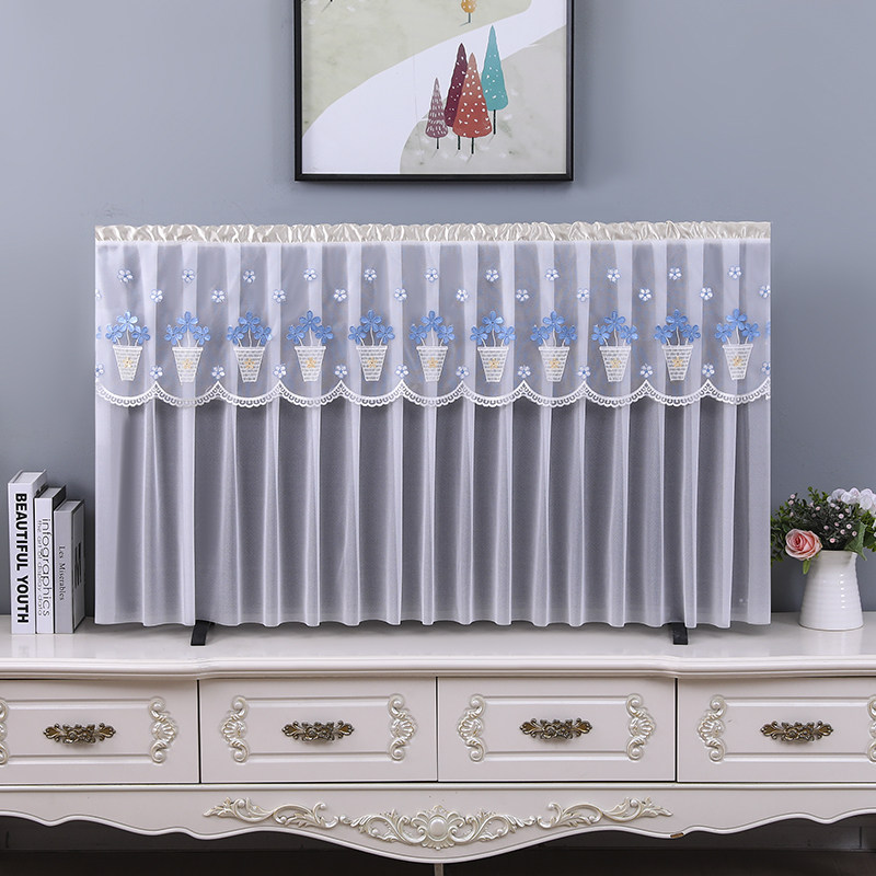 蕾丝薄款液晶电视防尘罩