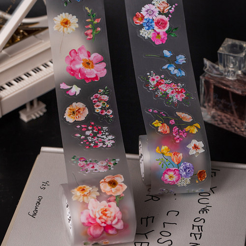 寄给花的情书PET模切胶带