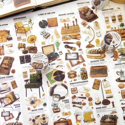 美好的事物PET复古胶带