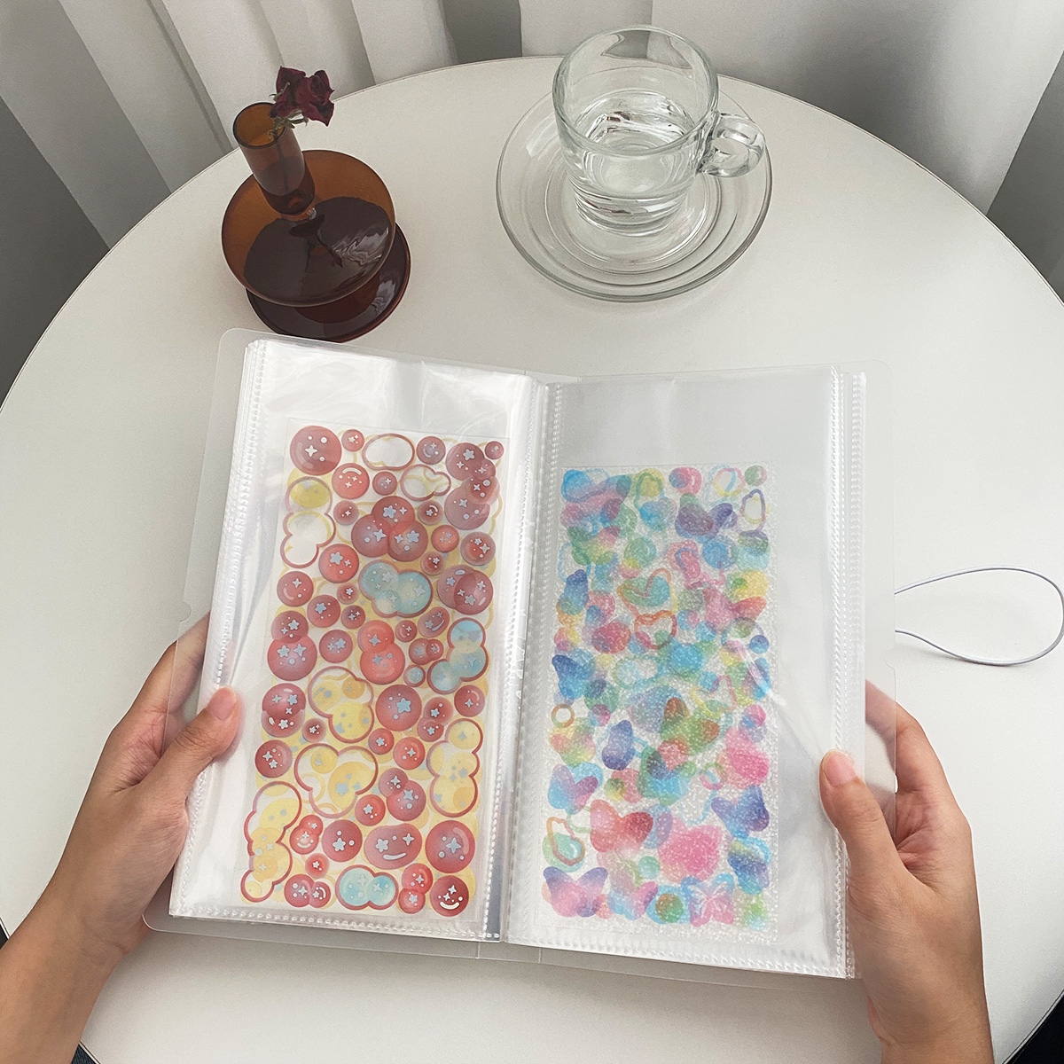 长条贴纸插袋大容量收纳本