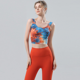 2025超火彩色高颜值瑜伽服套装女夏季健身衣服女套装运动女款套装