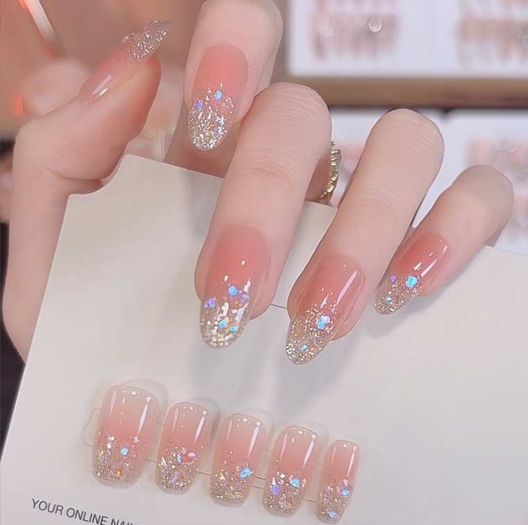 【雪夜极光】纯手工穿戴甲极光爆闪猫眼气质美甲可拆卸贴片,彩妆/香水/美妆工具,穿戴甲/甲片,淘宝优惠券,粉丝福利购,淘宝优惠卷