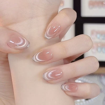 【素颜】裸色手工穿戴甲