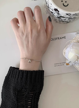 纯银手链女款2025新款轻奢小众冷淡风潮气质网红高颜值学生党手饰