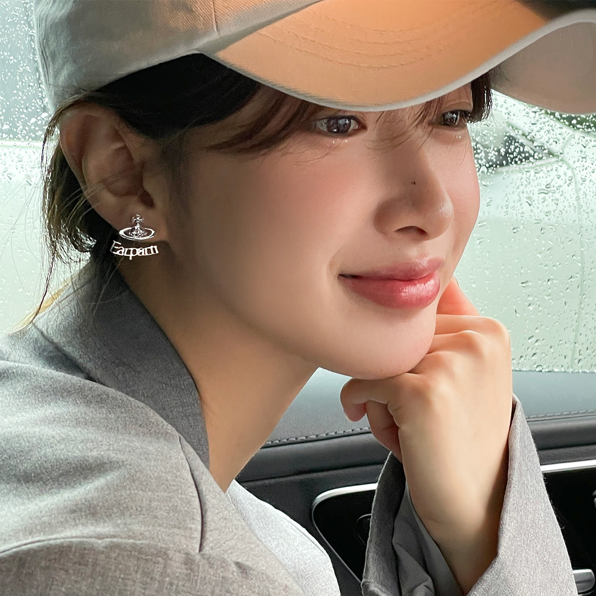 2024新款纯银针星球耳钉小众