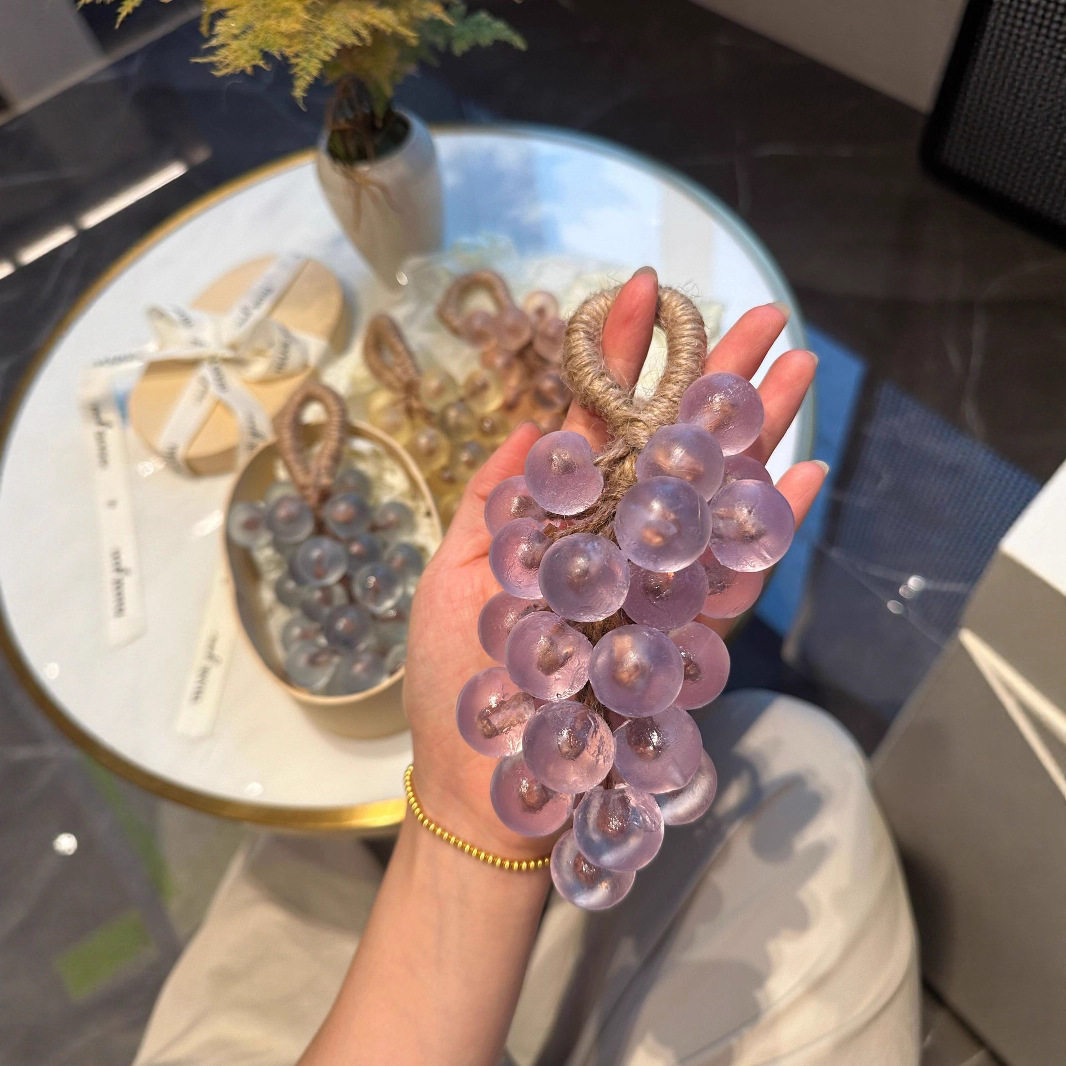 水晶葡萄草莓天然手工皂香薰礼物