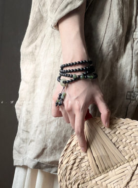 【才下眉头】寻宝原创新中式天然降真香多圈手串清冷感文玩佛珠