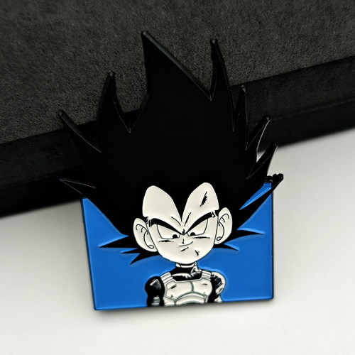 二次元创意七龙珠赛亚人悟空金属徽章动漫周边胸针书包挂件吧唧